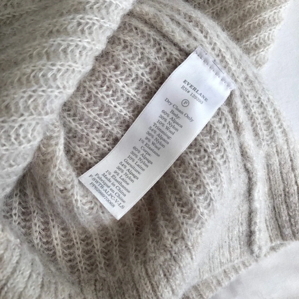 Everlane Alpaca V Neck Sweater - Picture 8 of 8
